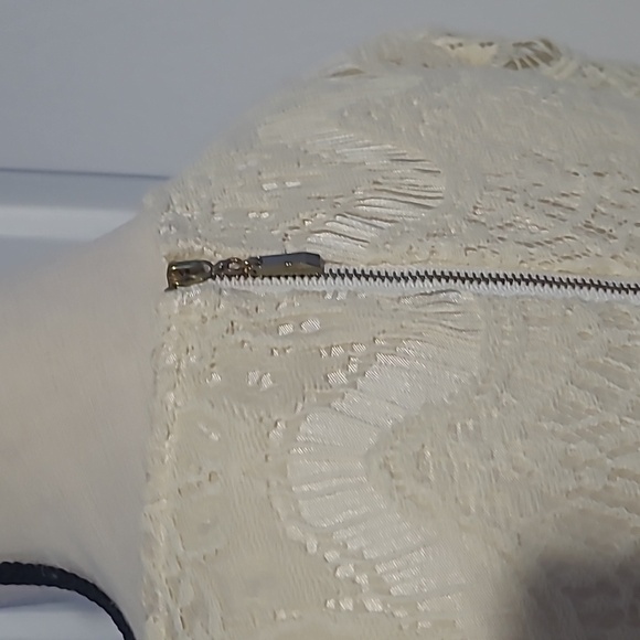 Altar'd State Crochet Romantic Midi Dress with Solid Inlay - Picture 4 of 5